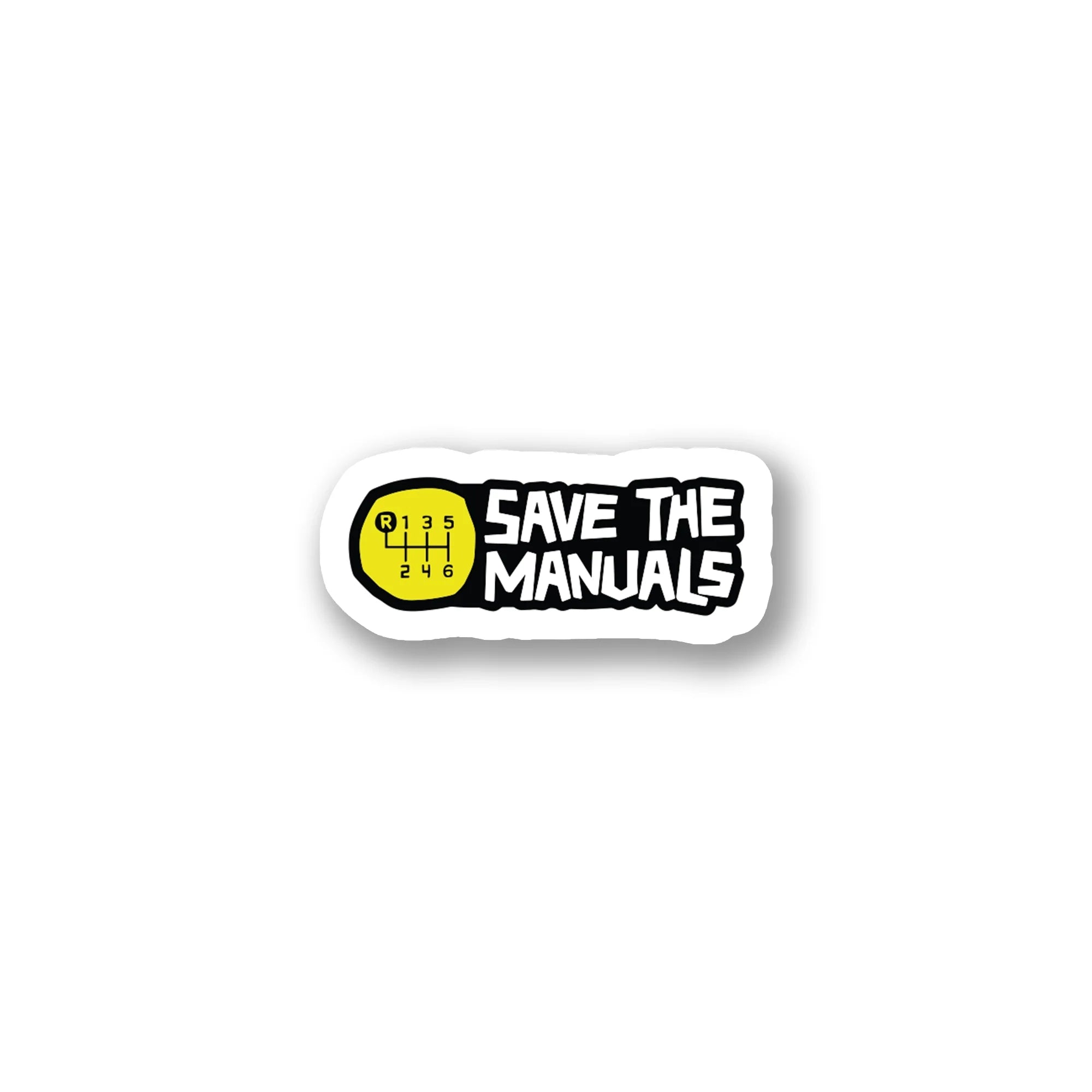 Save The Manuals Sticker | Manual Transmission Car Decal | Stick-On ...