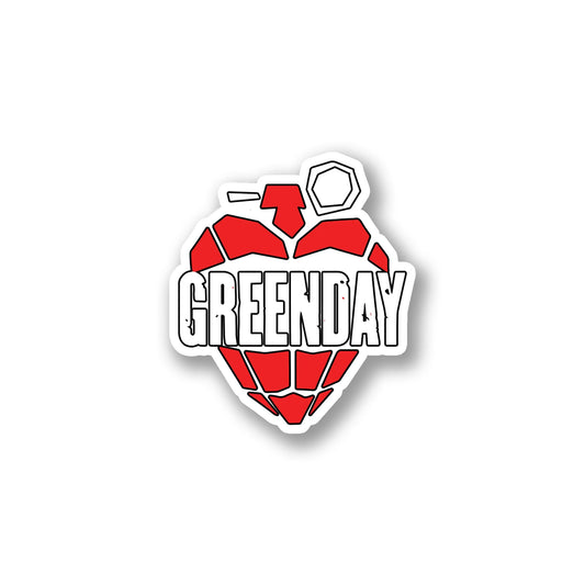 Green Day "Heart Grenade" Logo Sticker