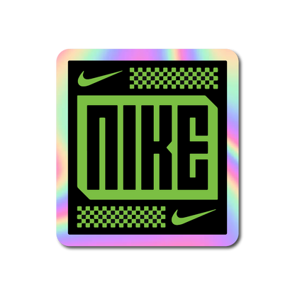 Nike (Green Tech Style) Sticker