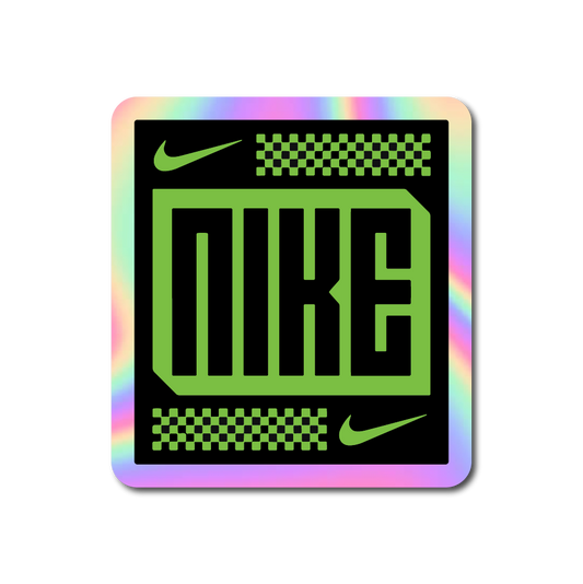 Nike (Green Tech Style) Sticker