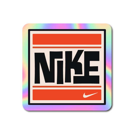 Nike (Retro Block Style) Sticker