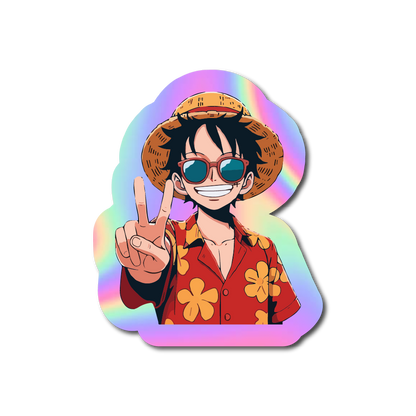 Luffy Peace Sticker