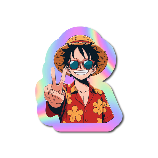 Luffy Peace Sticker