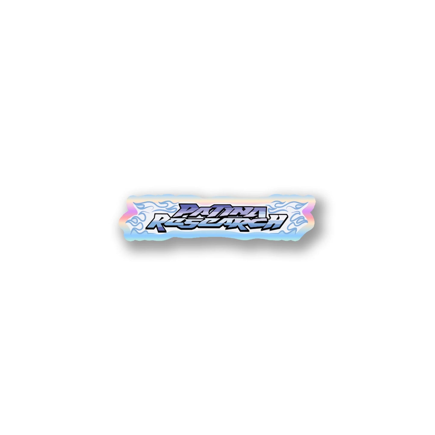 Patna Research Y2K Flame Sticker