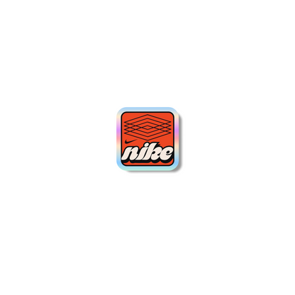 Nike (Orange Mesh Style) Sticker