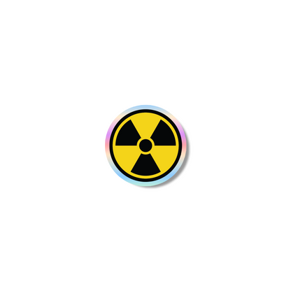 Radiation Symbol Sticker
