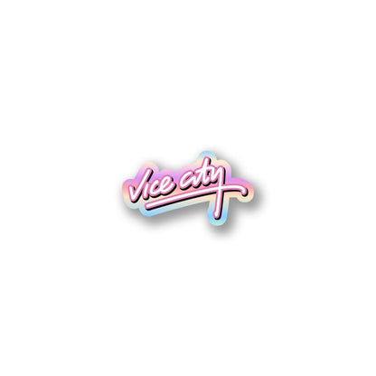 Vice City Retro Aesthetic Sticker