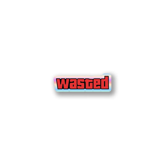 GTA "Wasted" Gaming Meme Sticker