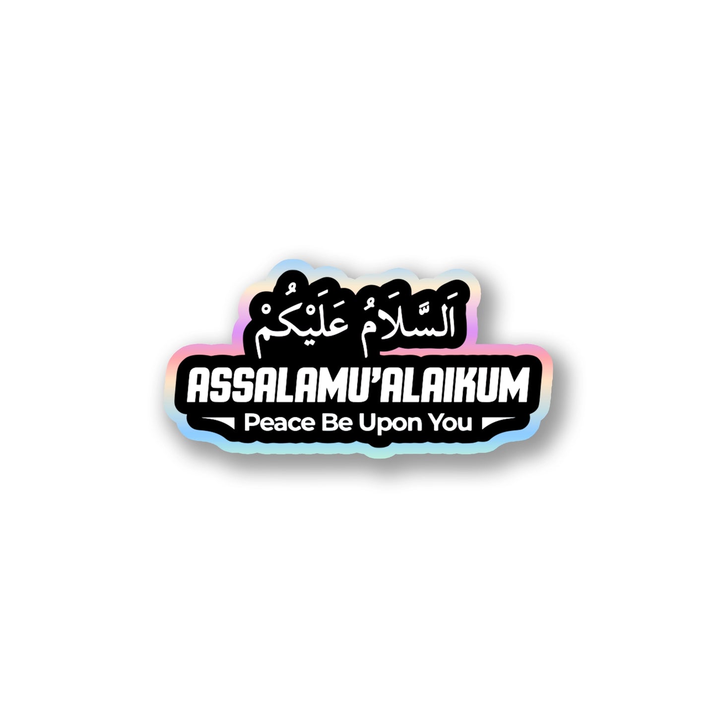 "Assalamu Alaikum" Peace Greeting Sticker