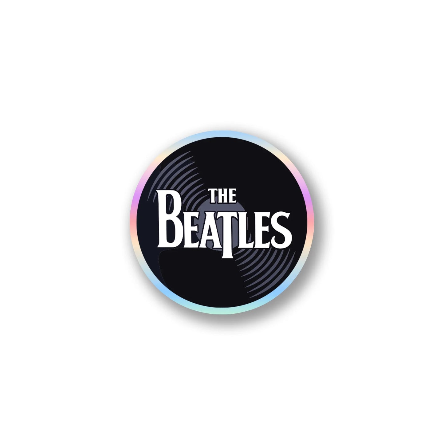 The Beatles Vinyl Record Logo Sticker