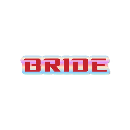 Bride Racing Logo Sticker