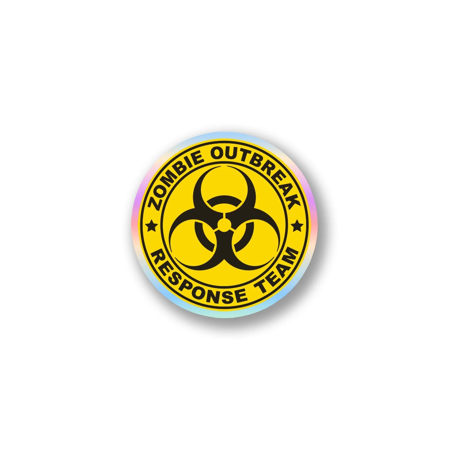 Zombie Outbreak Response Team Sticker (Yellow Edition)