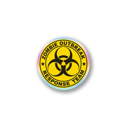 Zombie Outbreak Response Team Sticker (Yellow Edition)