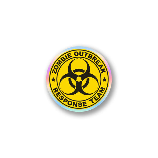 Zombie Outbreak Response Team Sticker (Yellow Edition)