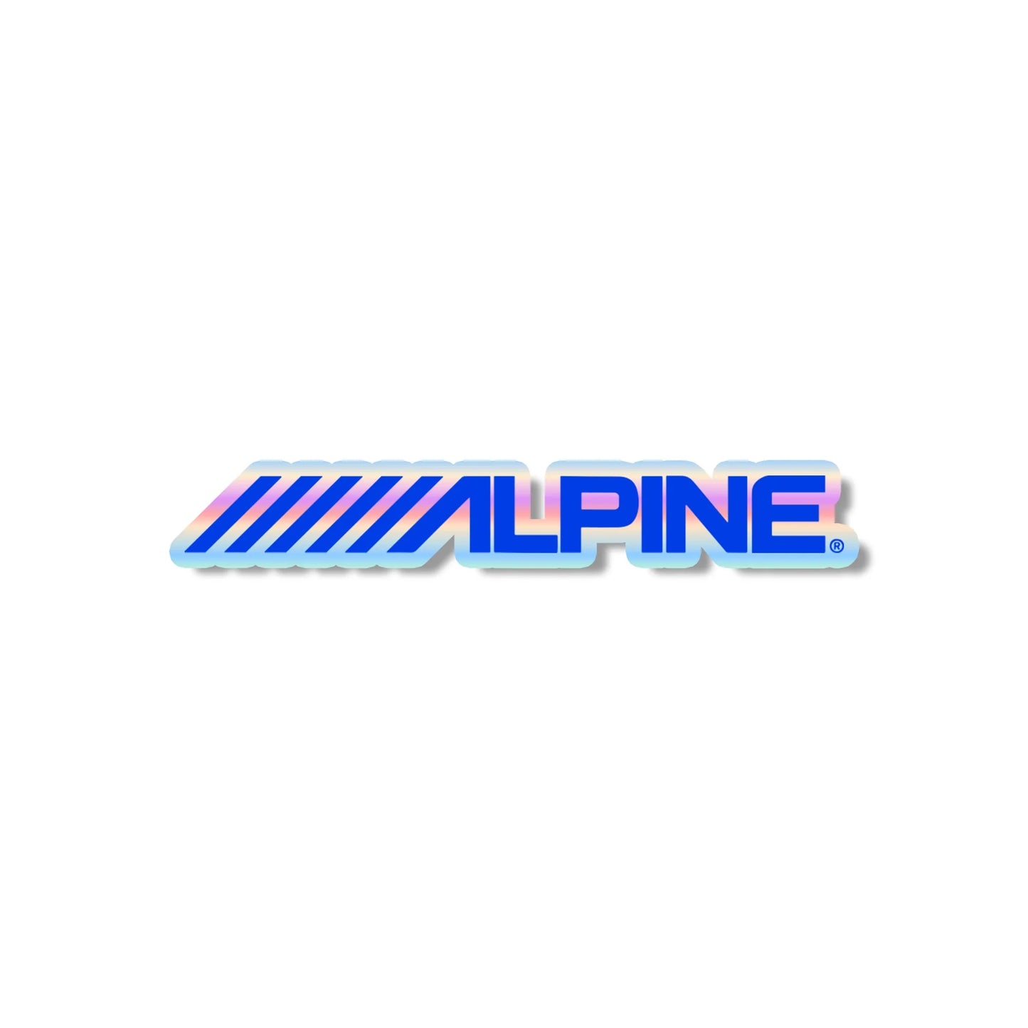 Alpine F1 Team Racing Logo Sticker