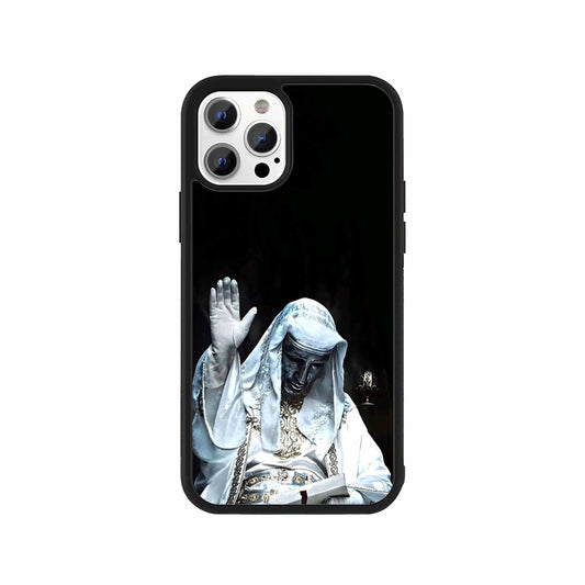 Holy Statue Monochrome Phone Case – Spiritual art design by Stick-On