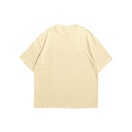 Real Madrid Los Blancos Trophy Oversized Drop Shoulder Tee – Cream