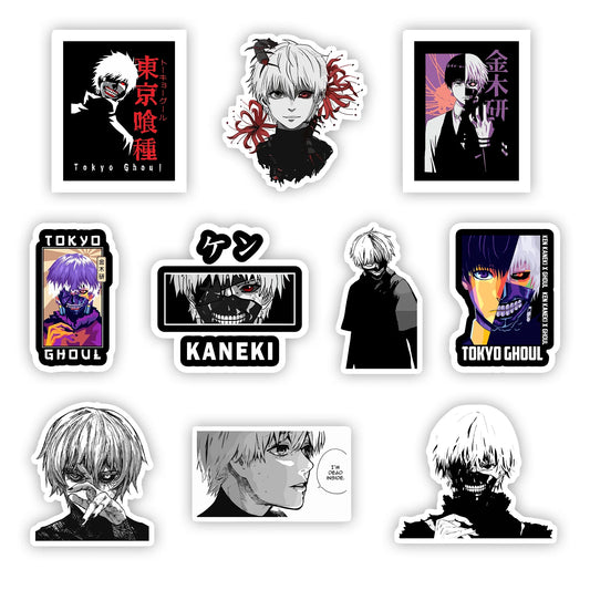 Tokyo Ghoul Sticker Pack – Ken Kaneki ghoul mask anime stickers, Stick-On Ken Kaneki Collection