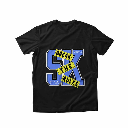 Break The Rules – Black Motivational Quote T-Shirt