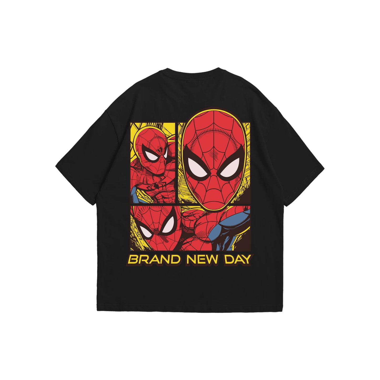 Spider-Man "Brand New Day" Oversized T-Shirt - Black