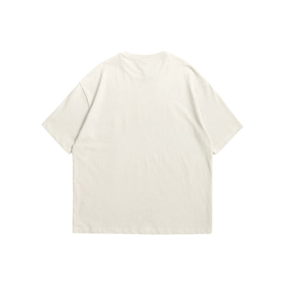 Crimson Web Spider Oversized T-Shirt - Off-White